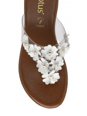 Brittany Sandals - White (Lotus)